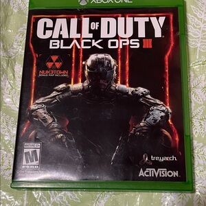 Call of Duty: Black Ops III for Xbox One - Black and Red